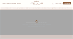 Desktop Screenshot of lucknampark.co.uk